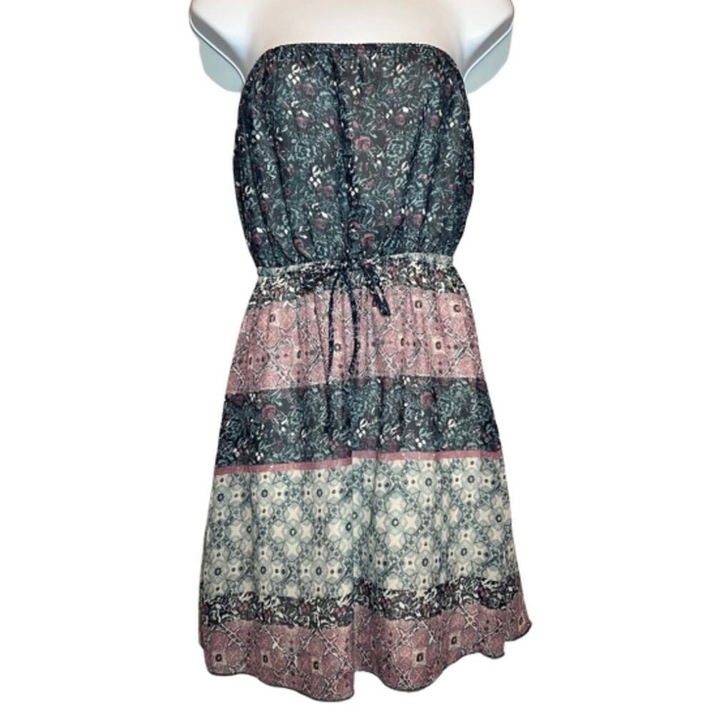 Mudd Strapless Peasant Dress, L